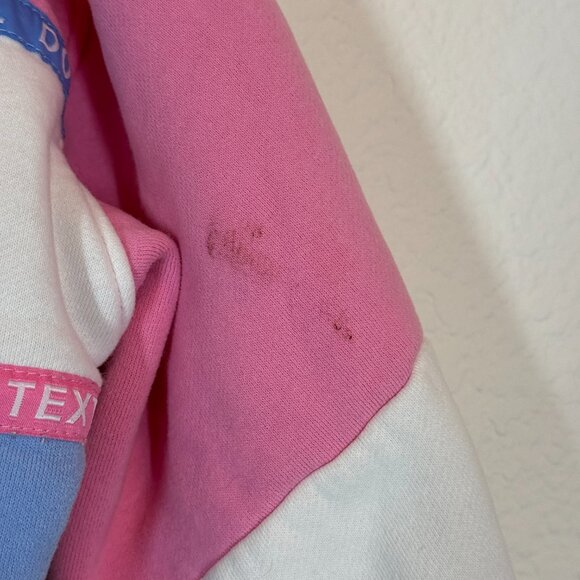 Yellow the Label Out of the Office Colorblock Oversized Sweatshirt Pink Medium - Picture 10 of 11